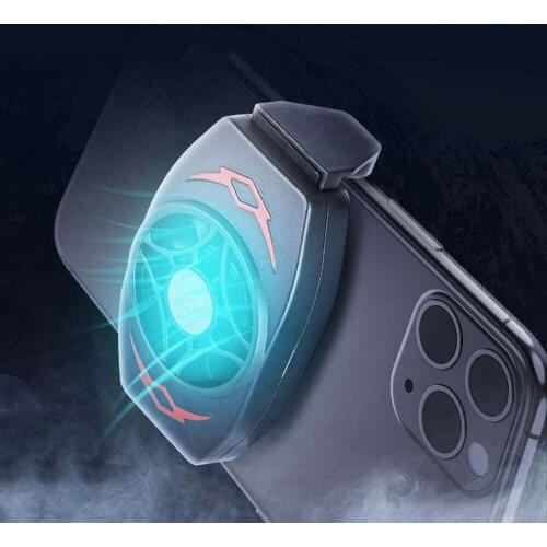 Universal Mobile Phone Radiator Gaming Phone Cooler 90mm Rashin Portable Fan Holder Heat Sink For iPhone Samsung Huawei Xiaomi