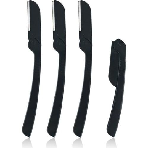 1pcs Foldable Portable Womens Razors Makeup Facial Eyebrow Lip Folding Razor Hair Remover Sharp Stainless Steel Cutting Safety