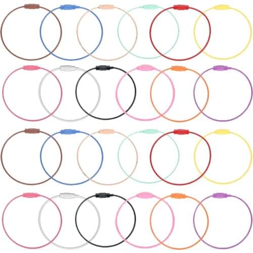 13 Styles 10Pcs/Pack Metal Connecting Ring Hanging Circle Key Unisex Keyring Keychain Keyfob DIY Jewelry Making Accessories 50mm