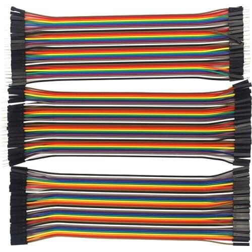 120 pcs Dupont Cable Male to Male + Male to Female + Female to Female Jumper Wire for Orange Pi One Raspberry Pi 3 for