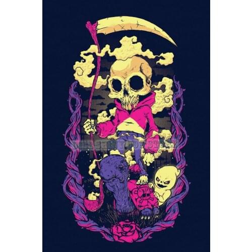 5D DIY Diamond Painting "Scythe, skull grim Reaper" Full Drill Diamond Embroidery Cross Stitch Mosaic wall Decor Easter Gift