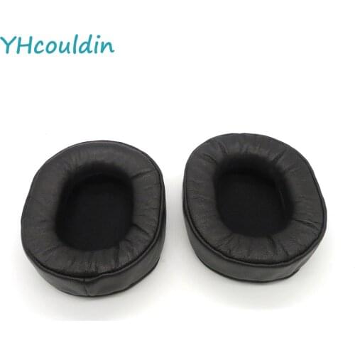 YHcouldin Sheepskin Ear Pads For Audio Technica ATH DSR7BT ATH-DSR7BT Headphone Replacement Parts Ear Cushions