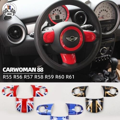 MINI Cooper R55 R56 R57 R58 R59 R60 Auto Accessories Multi-functional Steering Wheel Cover (3PCS/SET)