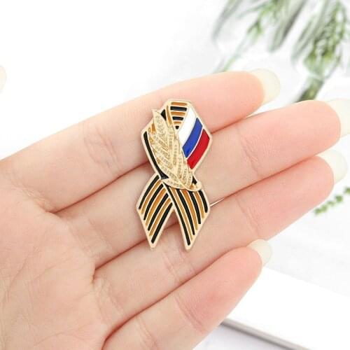 New Ear of Wheat pins enamel badge accessories brooches for friend wholesale