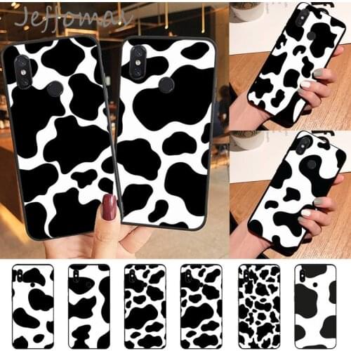 Cow print pattern Phone Case For Xiaomi Redmi Note 4 4x 5 6 7 8 pro S2 PLUS 6A PRO