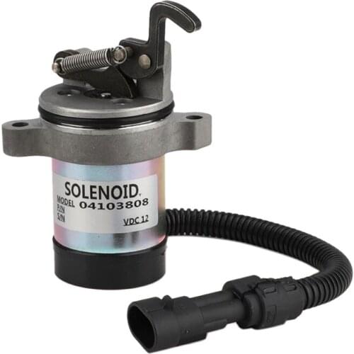 For Deutz Fuel Shut Off Solenoid 04103812 04103808 F3L F3M F4L F4M 1011 2011
