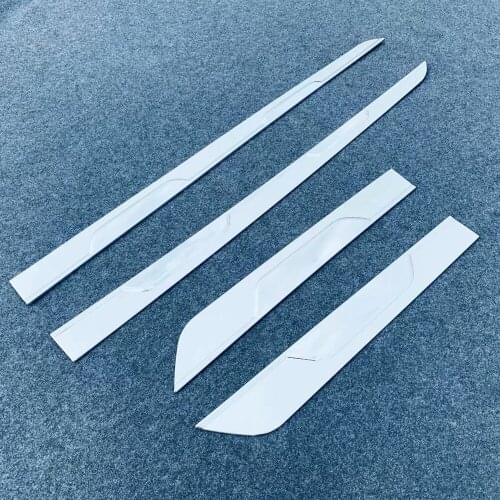 For Mitsubishi ekx 2020 2021 Chrome Side Door Body Molding Line Cover Trim Protector Decoration Exterior Accessories