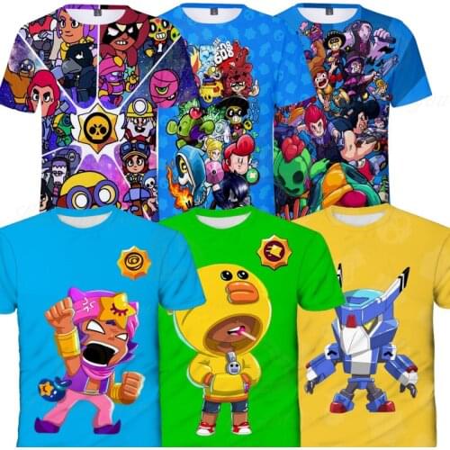 Sandy Crow WEREWOLF Leon Cute Childrens Wear Kids T-shirt Shooting Game 3d Tshirt Teen Shirt Browlings Boys Girls Short Tops