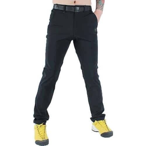 Men summer Elastic thin breathable waterproof quick-dry hiking fishing pants men`s ultraviolet-proof Camping Trekking Pants