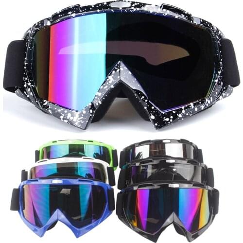 Men Womens Motorcycle Glasses Goggles Windproof Motorcycle Riding Helmet Glasses For Helmet Ski skating glasses Oculos