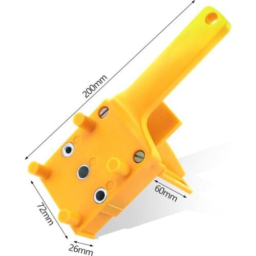 NEW Dowel Jig 6 8 10mm Wood HSS Drill Bits Woodworking Jig ABS Plastic pocket hole jig Drill Guide Tool For Carpentry