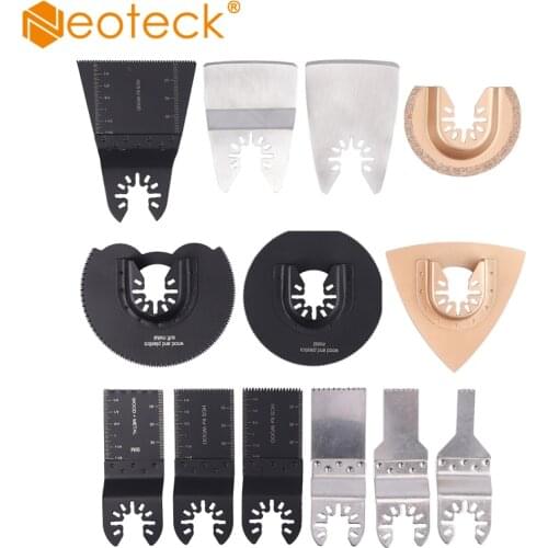 Neoteck 13pc Antler Blades Case Set F30 Oscillating Multi Tool Multi tool TRADE Blade set comes with 13 blades
