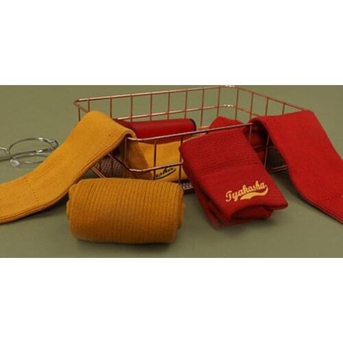 High Quality Autumn Winter New Women Cotton Socks Letters Print High Elasticity Casual Teenage Girls Sock 1 Pair