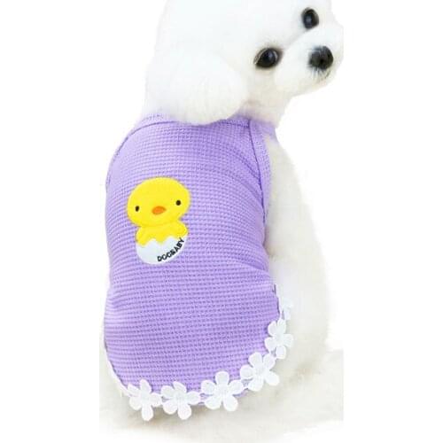 Summer New Cute Dog Skirt with Flowers Fashion Luxury Girl Dresses for Dogs Pet Clothes