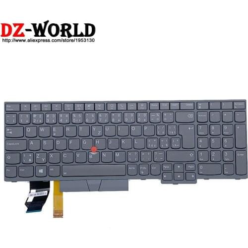 New Original Gray CZ Czech Backlit Keyboard for Lenovo Thinkpad T15 Gen2 P15S Gen2 Laptop 5N21B08486 5N21B08449