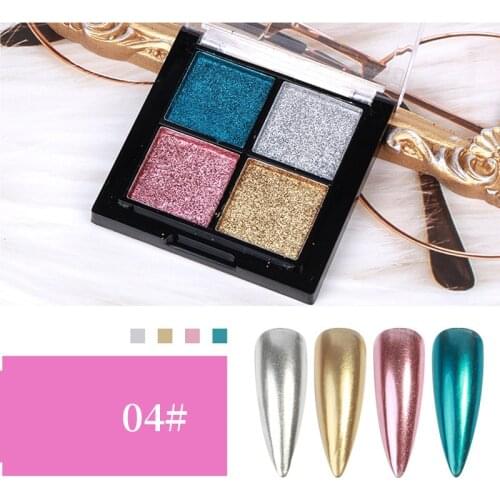 New Solid Magic Mirror Nail Art Glitter Powder Holographic Laser Chrome Nails Pigments Dust Gel Decorations Manicure Tool