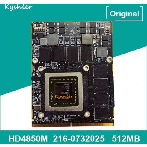 Original HD4850M HD4850 Graphics Video Card 109-B91157-00 216-0732019 MB953LL/A For iMac A1312 A1311 512MB Fully Tested