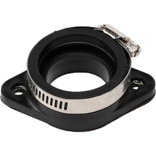 Motorcycle Carburetor Adapter Inlet Intake Pipe Rubber Mat for PWK 21 24 26 28 30mm 32 34mm Carburetor Motorbike UTV ATV UAZ