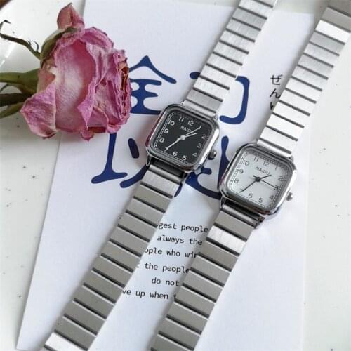Simple Silver Women Watches Ulzzang Brand Exquisite Stainless Steel Ladies Wristwatches Fashion Minimalist Female Quartz Clock