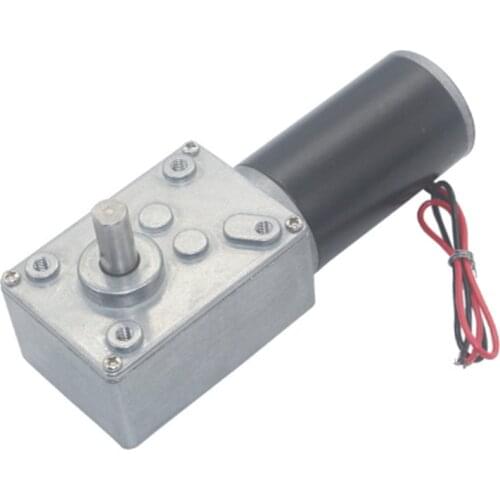 5840-31ZY Geared Motor, DC12V 24V Worm Geared Turbo Reduction Motor