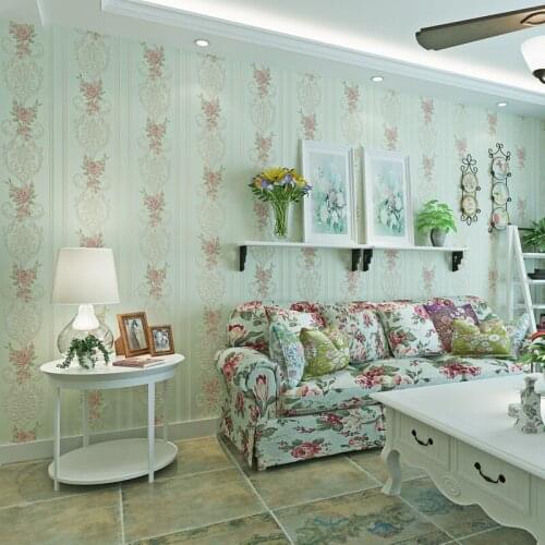Home Rustic Wall Papers Korean Decor Floral Wall Paper Roll For Walls Living Room Bedroom Papel Mural Contact Papier Peint