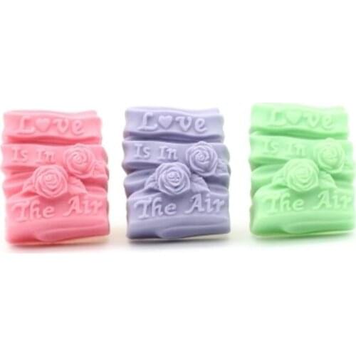 Silicone molds flower handmade rose soap mold baking love is in the air mould DIY silicone soap molds clay resin moulds