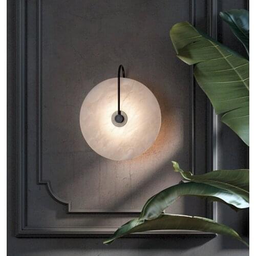 Modern led crystal wall light arandela mirror light home deco living room lamp