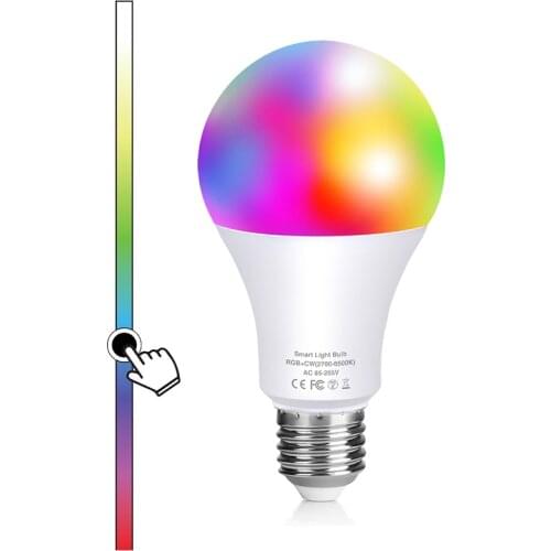 Wifi Smart Bulb Night Light Works With Alexa Echo And Google Home E27/E14/B22 LED Light Bulb Indoor Lighting Neon Changing Lamp