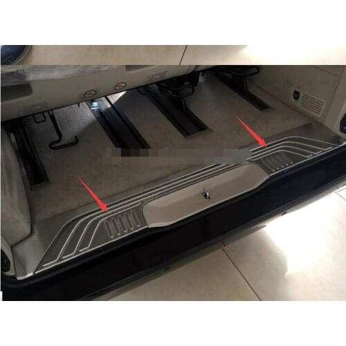 Inner Rear Bumper Protector threshold plate cover Sill Trim for Mercedes Benz Metris Valente Vito Viano V-Class W447 2014 -2016
