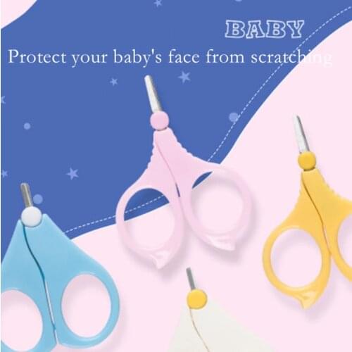 Newborn Baby Safety Nail Clippers Scissors Cutter Convenient Daily Baby Nail Shell Shear Manicure Tool Baby Nail Scissors Tool