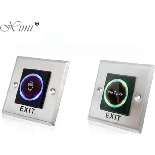10pcs A Lot No Touch Exit Button Access Control Infrared Exit Switch Door Release Door Opener Switch Button Door Sensor Switch