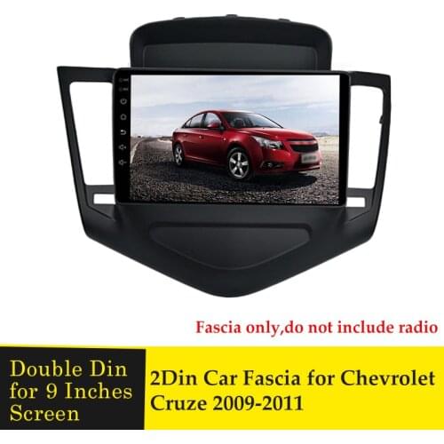9 Inches Facia for For Chevrolet Cruze 2009-2011 Stereo Radio DVD CD Player Panel Dash Kit Trim Fascia Face Plate Frame Bezel