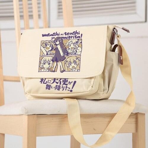 Anime Wataten! An Angel Flew Down To Me Cosplay Crossbody Messenger Student School Shoulder Bag Teenagers Travel Fashion Gifts