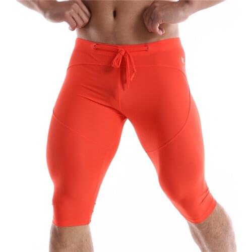 Men Long Boxer Underwear Men Underpants Boxer Shorts Mens Ice Silky Long Leg Boxers Underpants Sexy Pouch Panties Sleepwear