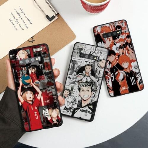 For Samsung Galaxy A72 A52 A32 A51 A50 A21S A12 A10 A02S A20e A31 A30 A42 A41 A40 A71 A70 A91 A6 A7 A9 2018 Anime Haikyuu Case