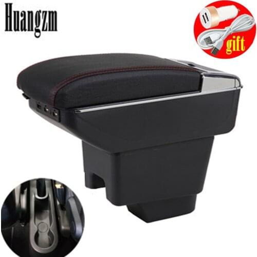 For Renault Kaptur Armrest Box Kaptur 1 Universal Car Central Armrest Storage Box cup holder ashtray modification accessories