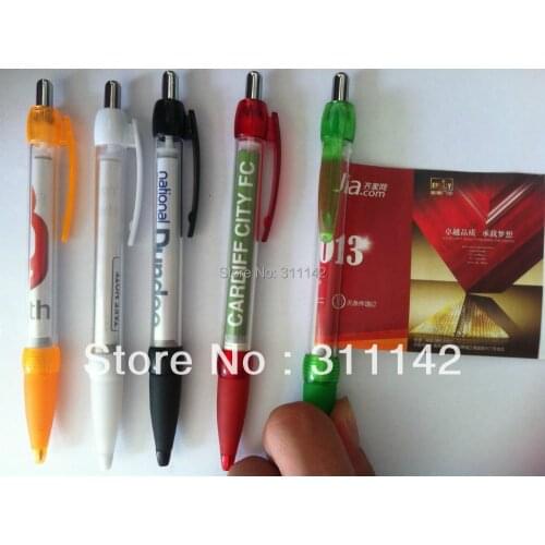 Custom Calendar Pen Retractable Banner Message Pen Flyer Pen With Logo Nice Flag Pen