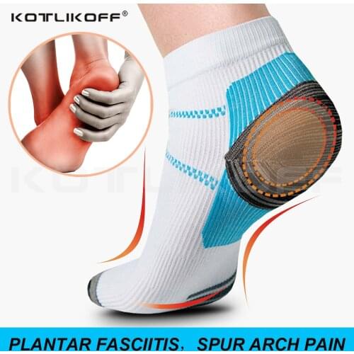 1 Pairs High Quality Foot Compression Socks For Plantar Fasciitis Heel Spurs Arch Pain Comfortable Socks Venous ankle Socks