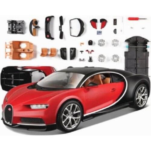 Maisto 1:24 Bugatti Chiron Assembly DIY Diecast Model Racing Car Vehicle Toy NEW IN BOX