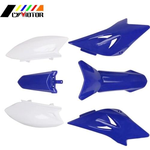 Motorcycle Complete Body Plastics Kits Front Rear Fender Tank Shrouds Side Number Plates For YAMAHA TTR50 TTR 50 Dirt Bike