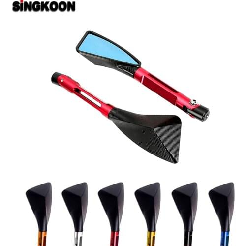 Motorcycle Accessories 8 10mm Motorcycle Mirror RearView Mirrors Blue Glass FOR moto harley kawasaki vulcan 1500 bmw c650 sport