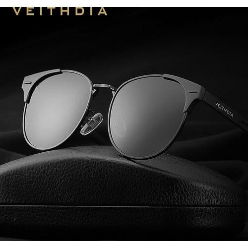 VEITHDIA Brand Retro Aluminum Sunglasses Polarized Lens Vintage Eyewear Accessories Sun Glasses For Men Women VT6109