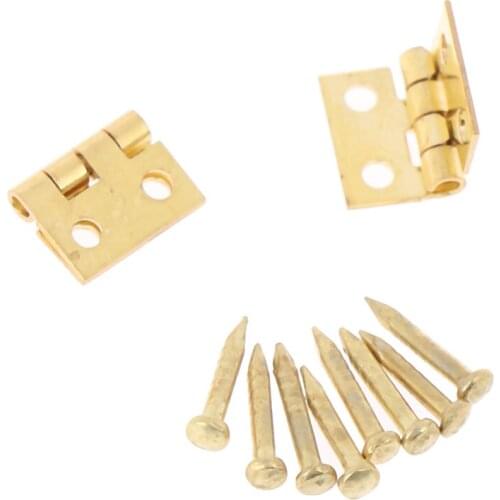 New Mini Dollhouse Doll House Model Accessories Small Hinge Small Screw 2pcs/set