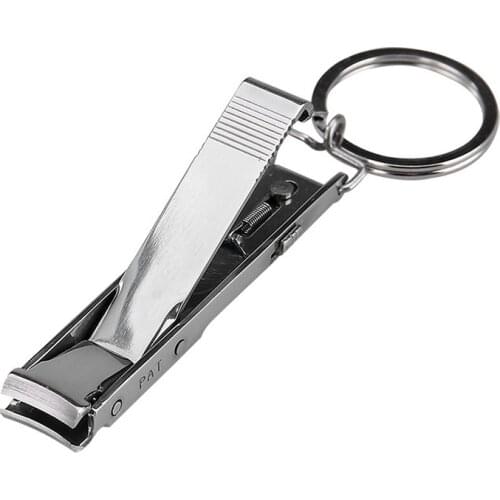 1PC Foldable 0.5cm Ultra-thin Portable Stainless Steel Nail Toe Cutter Trimmer Scissor Manicure Pedicure Tool Fingernail Clipper