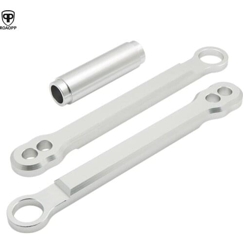 ROAOPP ilver Lowering Links Drop Kit For 2003-2007 Honda CBR 600RR 1000RR Rear 1" / 3" S