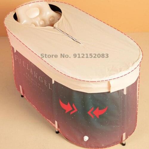 Bath Bucket Adult Household Bath Bucket Foldable Bath Bucket Adult Bath Basin Bath Bucket Artifact Thickened Insulation