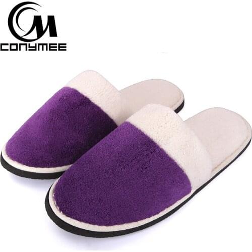 Winter Shoes Woman Home Slippers Pantufa Men Soft Plush Indoor Sneakers Slipper Couple Warm Cotton Shoe Erkek Terlik Big Size