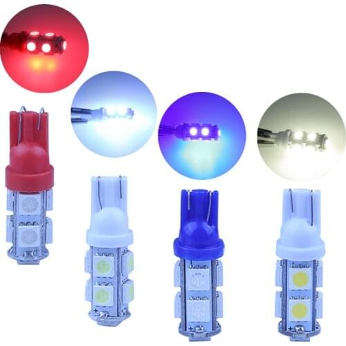 10 PCS T10 5050 9 LEDs side wedge taillights dashboard light For BMW Toyota Corolla etc. car universal LED interior lights