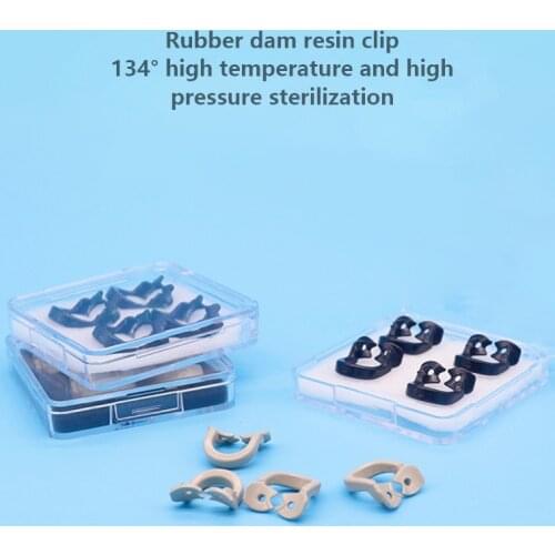4Pcs/Set Dental Resin Clamp Rubber Dam Anterior Teeth And Posterior Teeth Clamps Dentist Resin Material Tools