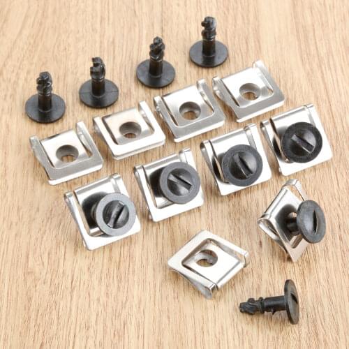 8D0805121 20Pcs Car Engine Cover Undertray Clip Screws For Audi A4 B6 A5 A6 A7 Fir for V W Passat B5